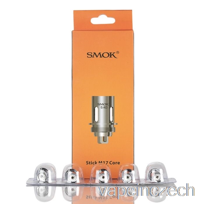 Náhradní Cívky Smok Stick M17 0,4ohm Dvoujádrový Vape Bez Nikotinu